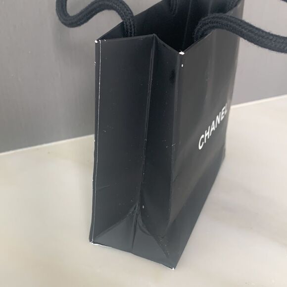 CHANEL Empty Small Shopping Bag – 5.5” x 5.5” x 2” with Extras - Picture 6 of 11